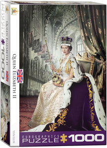 Queen Elizabeth II | Iconic Photography | Eurographics | 1000 Pieces | Jigsaw Puzzle