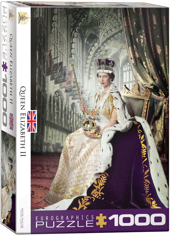 Eurographics | Queen Elizabeth II | Iconic Photography | 1000 Pieces | Jigsaw Puzzle