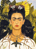 Self Portrait with Thorn Necklace and Hummingbird - Frida Kahlo | Fine Art Collection | Eurographics | 1000 Pieces | Jigsaw Puzzle