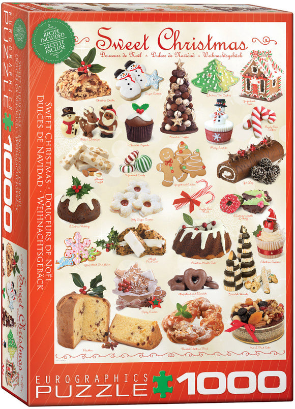 Eurographics | Sweet Christmas - Delicious Puzzles | 1000 Pieces | Jigsaw Puzzle
