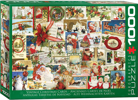 Eurographics | Vintage Christmas Cards | 1000 Pieces | Jigsaw Puzzle