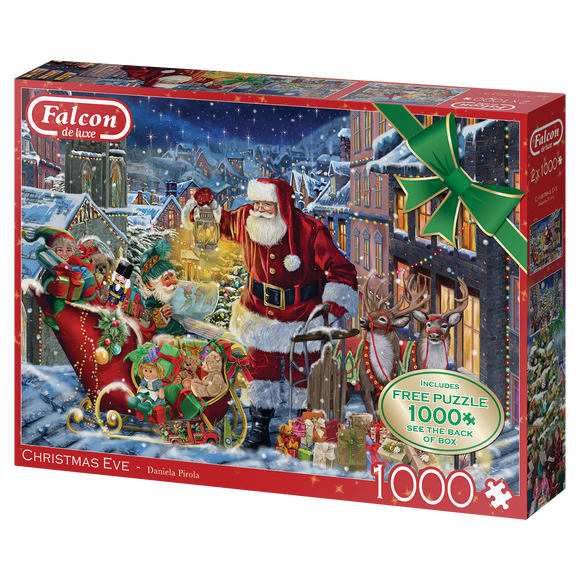 Christmas Eve - Daniela Pirola | Falcon | 2 X 1000 Pieces | Jigsaw Puzzle