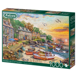 Harbour Cottages - Dominic Davison | Falcon | 1000 Pieces | Jigsaw Puzzle