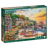 Harbour Cottages - Dominic Davison | Falcon | 1000 Pieces | Jigsaw Puzzle