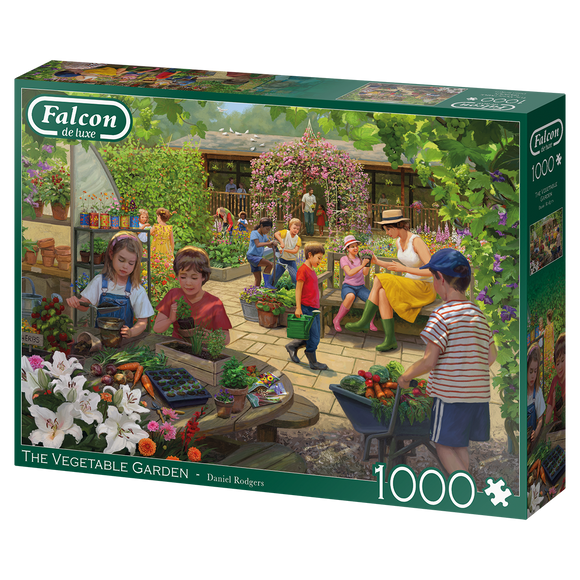 Vegetable Garden - Daniel Rodgers | Falcon | 1000 Pieces | Jigsaw Puzzle