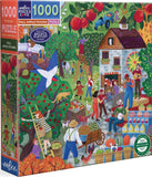 Fall Apple Pick - Cynthia Cliff | Eeboo | 1000 Pieces | Jigsaw Puzzle