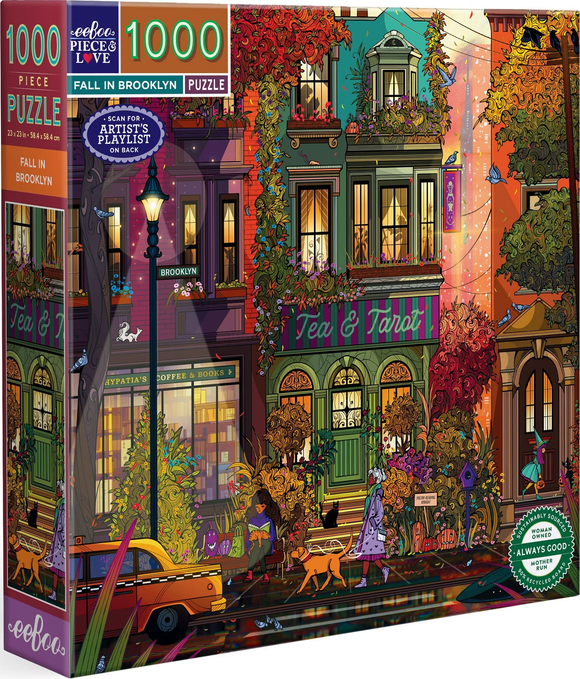 Fall Brooklyn - Laura El | Eeboo | 1000 Pieces | Jigsaw Puzzle