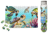 Flippin Awesome Sea Turtles - Marine Life | Micro Puzzles | 150 Pieces | Micro Jigsaw Puzzle
