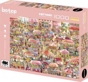 Flower Market | Botop | 1000 Pieces | Jigsaw Puzzle