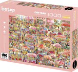 Flower Market | Botop | 1000 Pieces | Jigsaw Puzzle