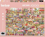 Flower Market | Botop | 1000 Pieces | Jigsaw Puzzle