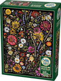 Flower Press: Happiness | Cobble Hill | 1000 Pieces | Jigsaw Puzzle