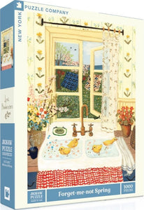 Forget-me-not Spring - Loré Pemberton | New York Puzzle Company | 1000 Pieces | Jigsaw Puzzle