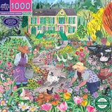 French Flower Garden - Miranda Sofroniou | Eeboo | 1000 Pieces | Jigsaw Puzzle