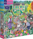 French Flower Garden - Miranda Sofroniou | Eeboo | 1000 Pieces | Jigsaw Puzzle