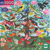French Medieval Songbirds - Malin Gyllensvaan | Eeboo | 1000 Pieces | Jigsaw Puzzle