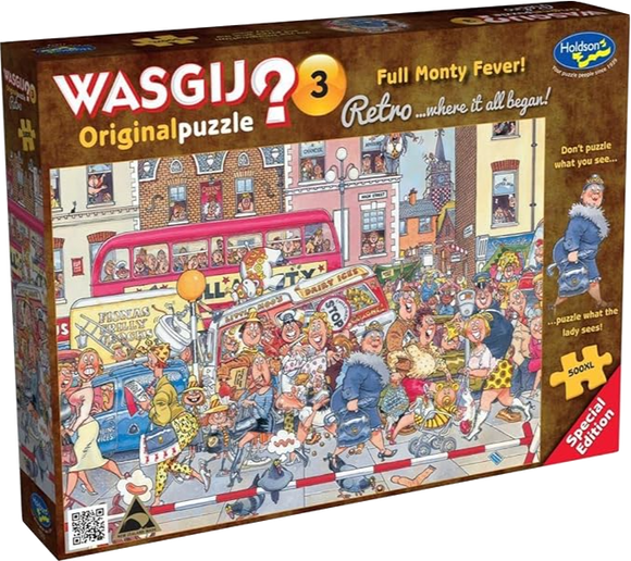 Full Monty Fever! - Original No.3 | Wasgij? Retro | Holdson | 500 XL Pieces | Jigsaw Puzzle
