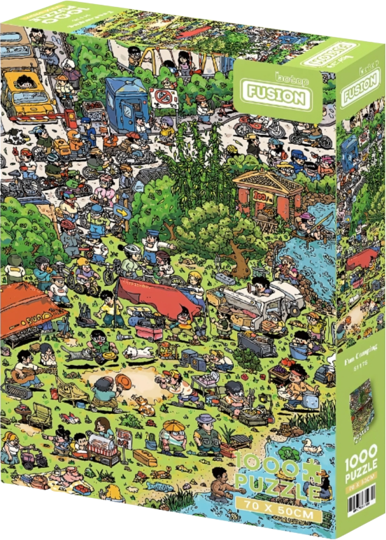 Fun Camping | Botop Fusion | 1000 Pieces | Jigsaw Puzzle