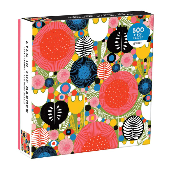 Galison | Eyes in the Garden - Lisa Congdon | 500 Pieces | Jigsaw Puzzle