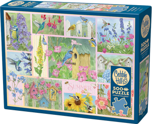 Garden Birds in Summer - Jane Shasky | Cobble Hill | 500 Pieces | Jigsaw Puzzle