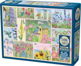 Garden Birds in Summer - Jane Shasky | Cobble Hill | 500 Pieces | Jigsaw Puzzle