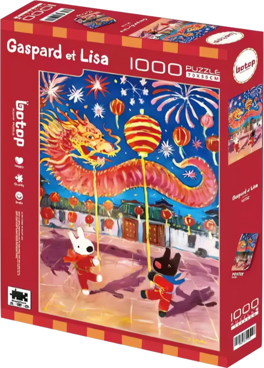 New Year - Gaspard et Lisa | Botop | 1000 Pieces | Jigsaw Puzzle
