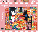Rainbow Ballons - Gaspard et Lisa | Blackcard | Botop | 1000 Pieces | Jigsaw Puzzle