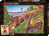 Getaway Car Fred - Wanted | Jean-Jacques Loup | Heye | 1000 Pieces | Jigsaw Puzzle