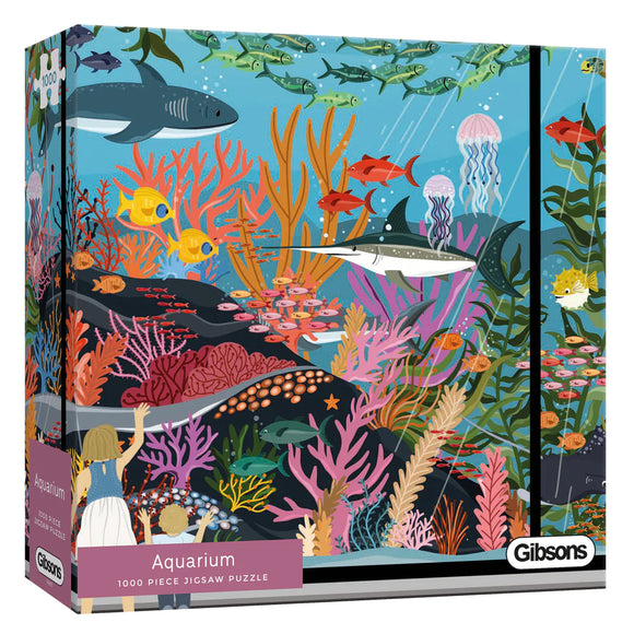 Gibsons | Aquarium - Bethany Lord | 1000 Pieces | Jigsaw Puzzle