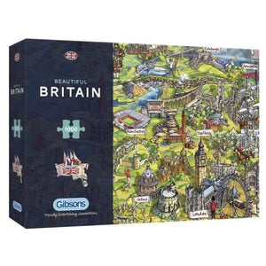 Beautiful Britain - Maria Rabinky | Gibsons | 1000 Pieces | Jigsaw Puzzle