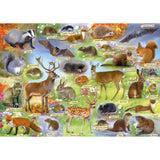 Gibsons | British Wildlife - Lisa Alderson | 500 Pieces | Jigsaw Puzzle