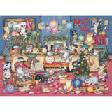 Feline Festivities - Linda Jane Smith | Gibsons | 1000 Pieces | Jigsaw Puzzle