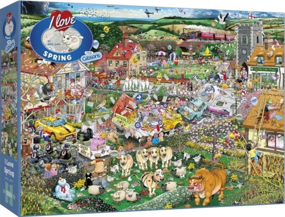 Gibsons | I Love Spring - Mike Jupp | 1000 Pieces | Jigsaw Puzzle