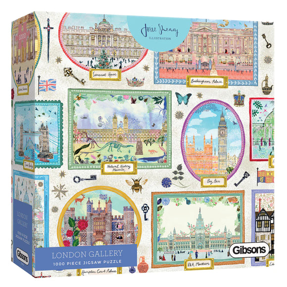 Gibsons | London Gallery - Josie Shenoy | 1000 Pieces | Jigsaw Puzzle