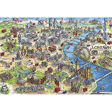 London Landmarks - Maria Rabinky | Gibsons | 1000 Pieces | Jigsaw Puzzle