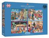 Gibsons | Magic Of Christmas - Trevor Mitchell | 4 X 500 Pieces | Jigsaw Puzzle