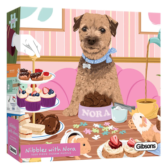 Nibbles With Nora - Ana Hard | Gibsons | 1000 Pieces | Jigsaw Puzzle