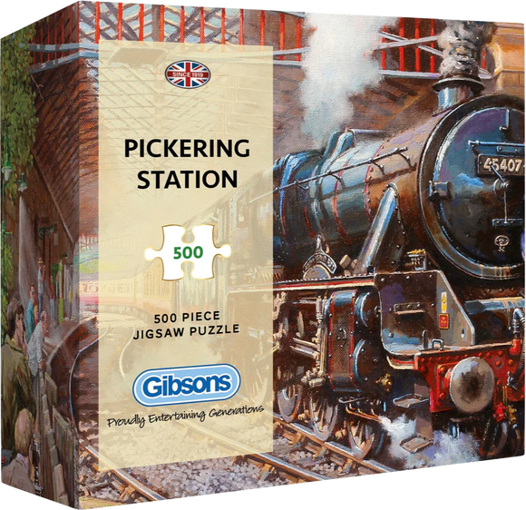 Gibsons | Pickering Station - David Noble | 500 Pieces | Jigsaw Puzzle