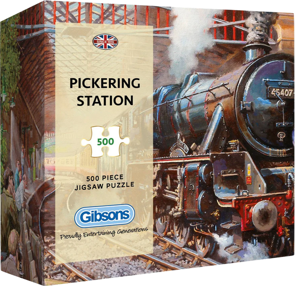 Pickering Station - David Noble | Gibsons | 500 Pieces | Jigsaw Puzzle