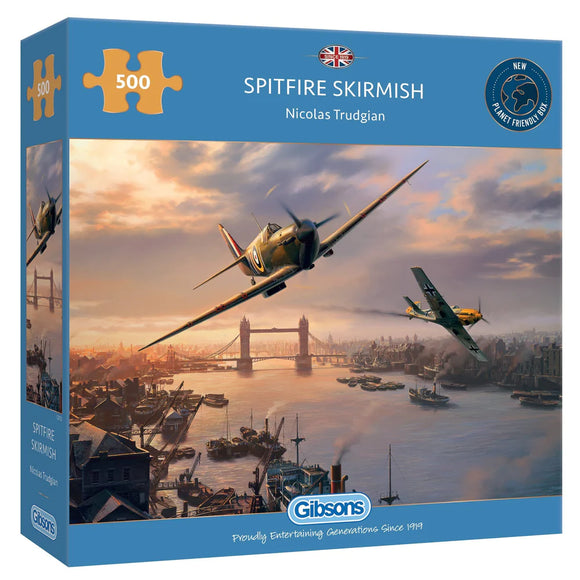 Gibsons | Spitfire - Nicolas Trudgian | 500 Pieces | Jigsaw Puzzle