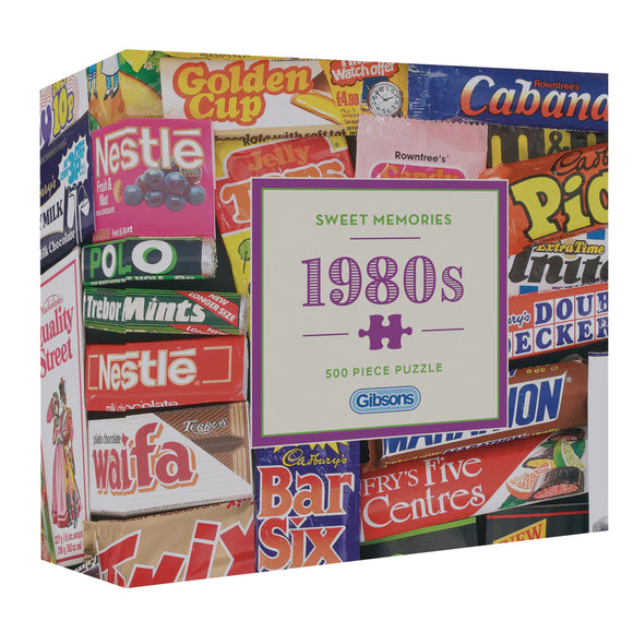 Sweet Memories Of The 1980s - Robert Opie | Gibsons | 500 Pieces | Jigsaw Puzzle