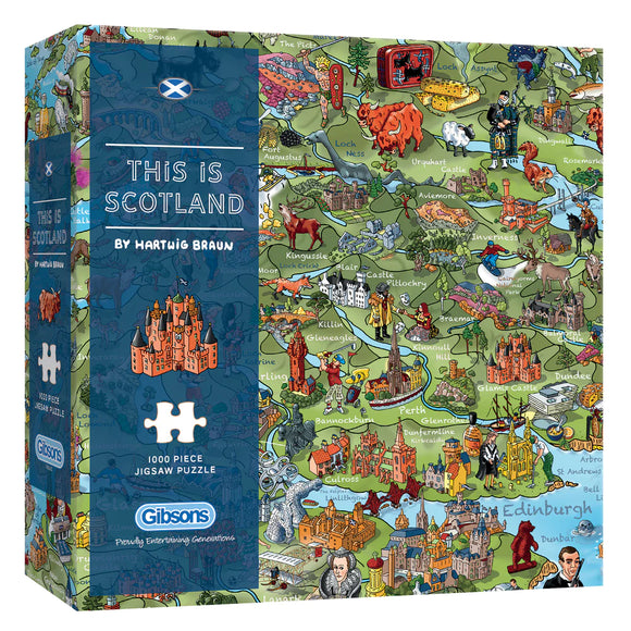 Gibsons | This Is Scotland - Hartwig Braun | 1000 Pieces | Jigsaw Puzzle