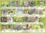 Woodland Seasons - Val Goldfinch | Gibsons | 4 X 500 Pieces | Jigsaw Puzzle