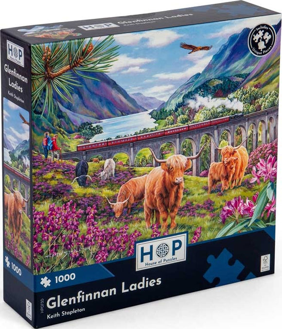 Glenfinnan Ladies - Keith Stapleton | House Of Puzzles | 1000 Pieces | Jigsaw Puzzle