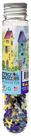 Gnome Homes | Micro Puzzles | 150 Pieces | Micro Jigsaw Puzzle