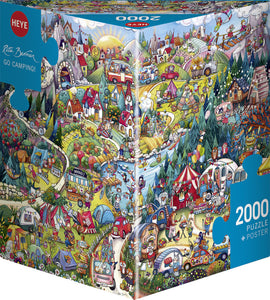 Go Camping - Rita Berman | Heye | 2000 Pieces | Jigsaw Puzzle