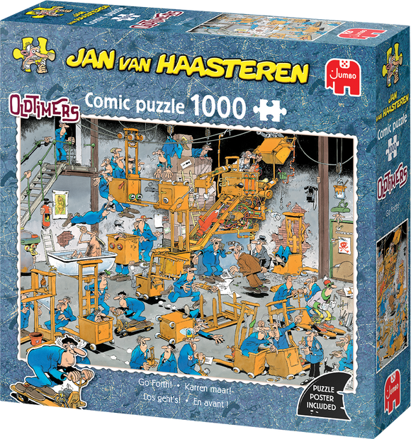 Go Forth! - Oldtimers | Jan van Haasteren | Jumbo | 1000 Pieces | Jigsaw Puzzle