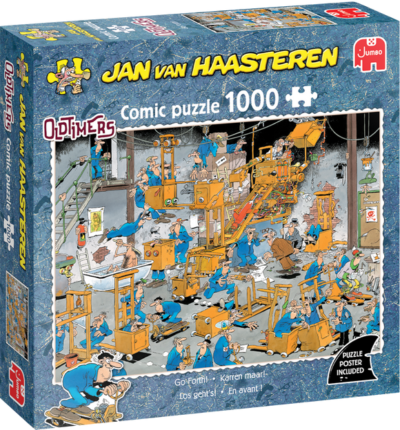 Go Forth! - Oldtimers | Jan van Haasteren | Jumbo | 1000 Pieces | Jigsaw Puzzle