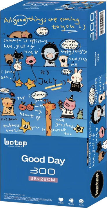 Good Day | Blackcard | Botop | 300 Pieces | Jigsaw Puzzle