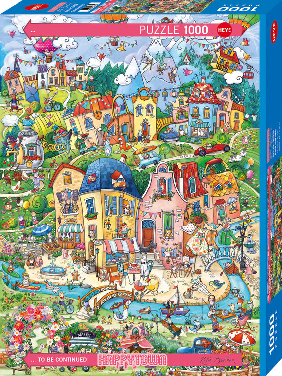 Good Morning! - Happytown | Rita Berman | Heye | 1000 Pieces | Jigsaw Puzzle